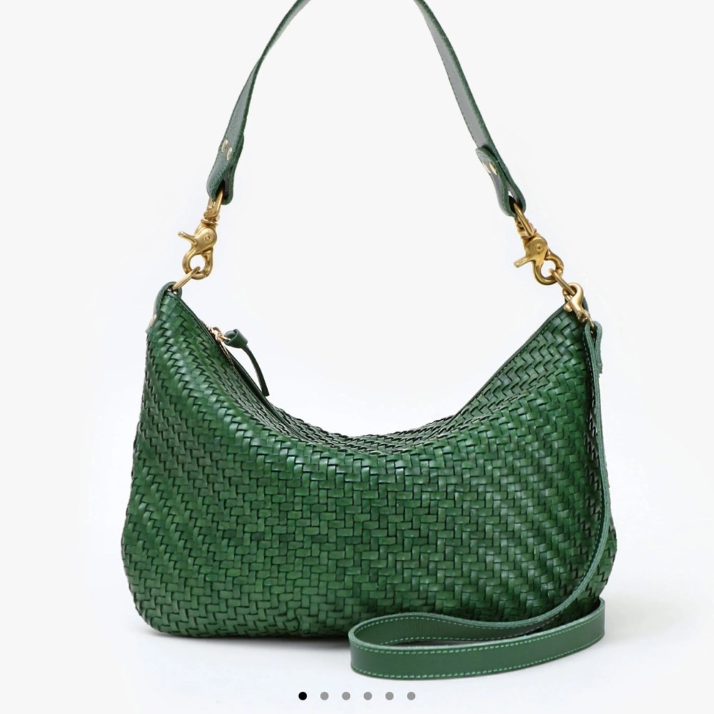 Clare V Evergreen Woven Crossbody Bag - Picture 4 of 8